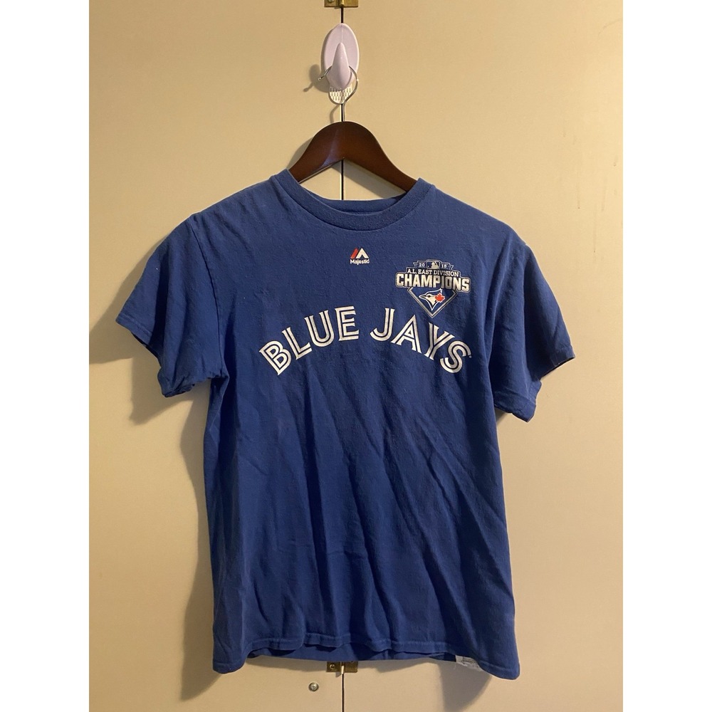 Toronto Blue Jays 2015 AL East Champions Blue Shirt Back Roster Small MLB